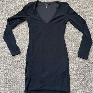 Black long sleeve dress